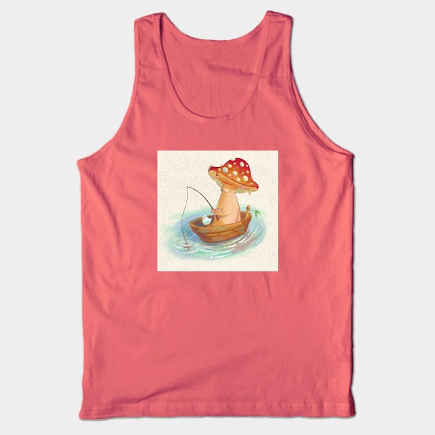 Gone Fishing Tank Top by Lucracia Ray